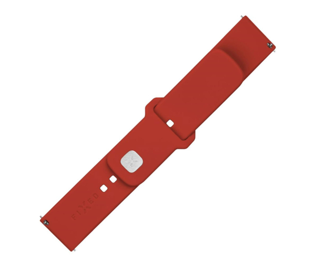 FIXED Silicone Sporty Strap Set do Smartwatch (22mm) Red - 1341102 - zdjęcie 2